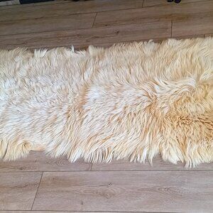 Large fur rug